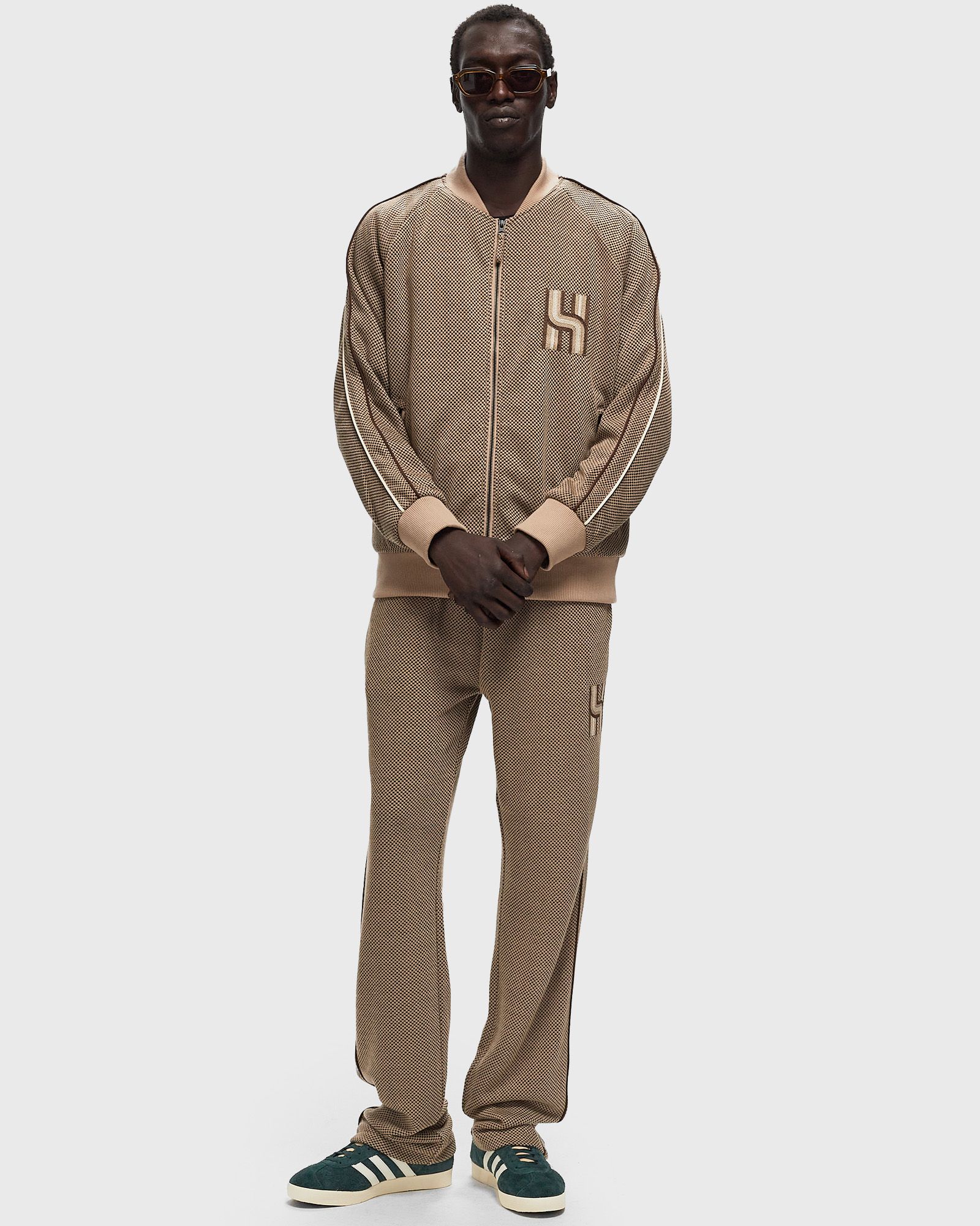 NOVELTY KNIT TRACK JACKET