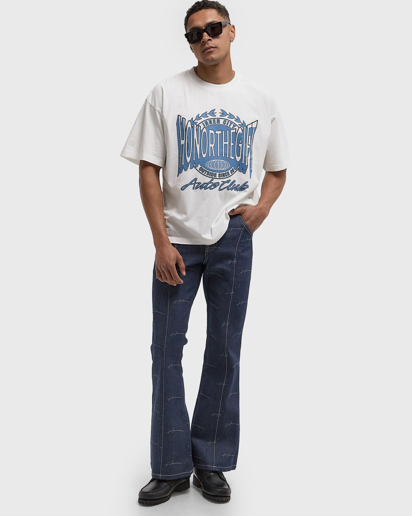 DENIM RIDING FLARE PANT