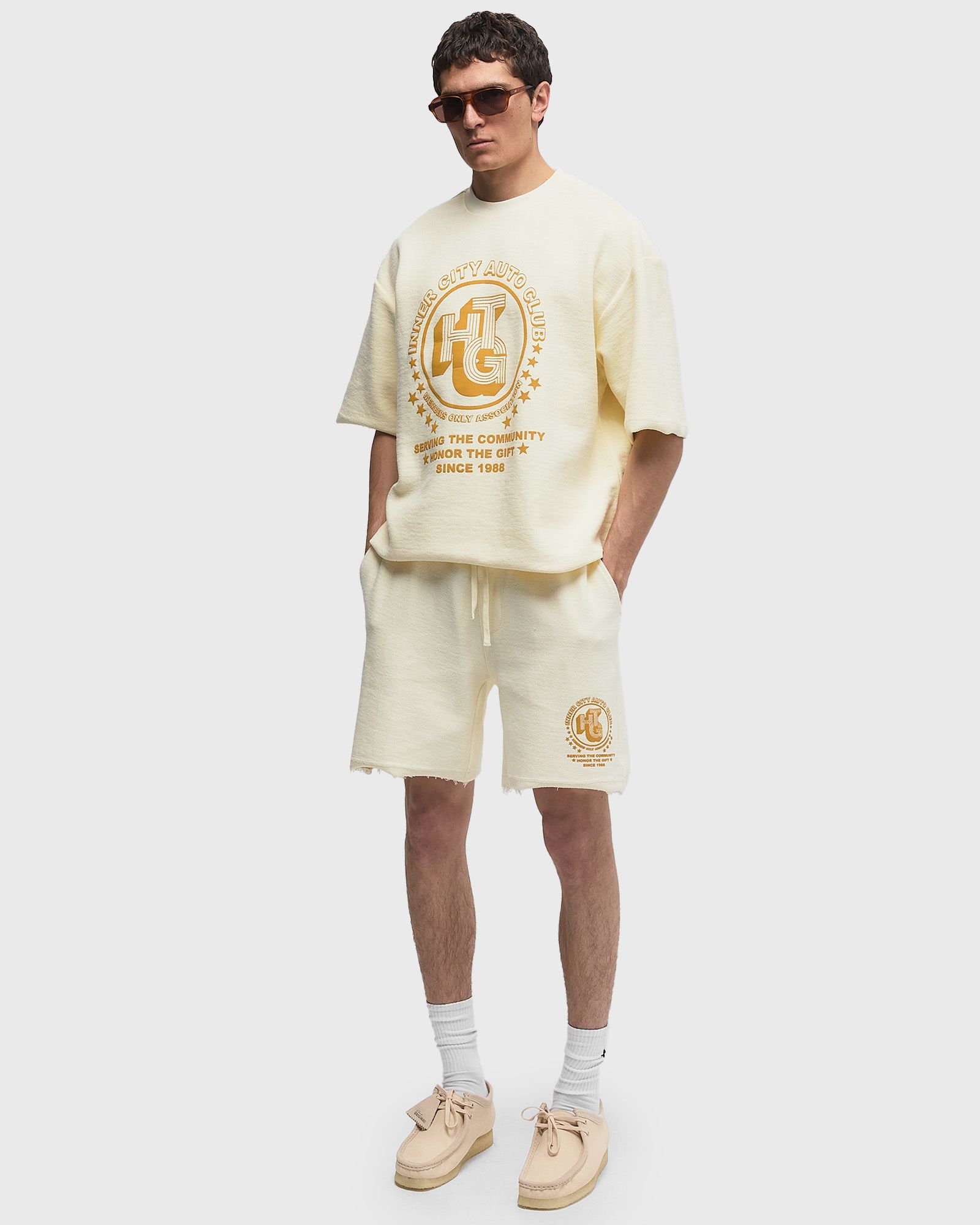 RACE HERRINGBONE SHORT