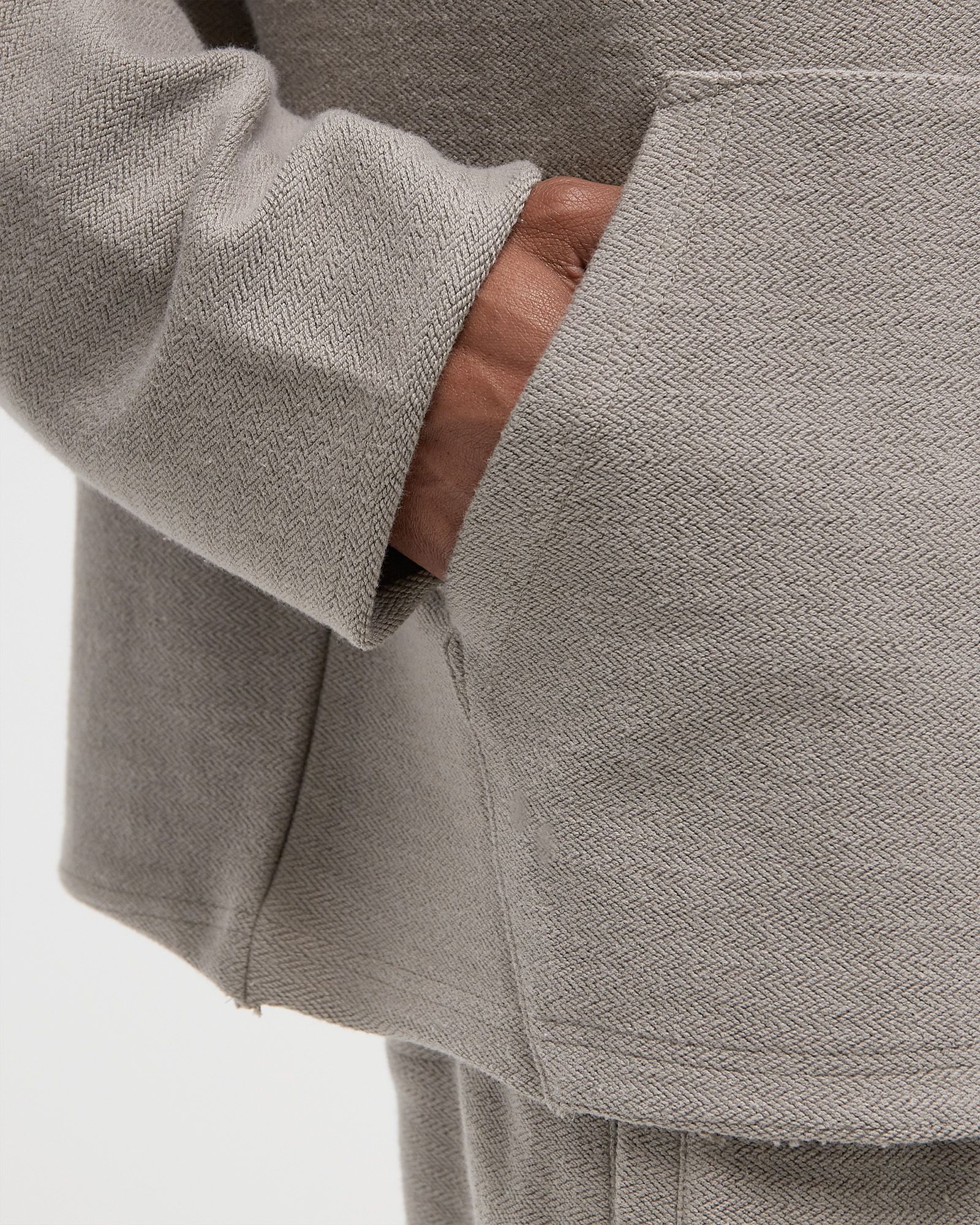 RACE HERRINGBONE HOODIE