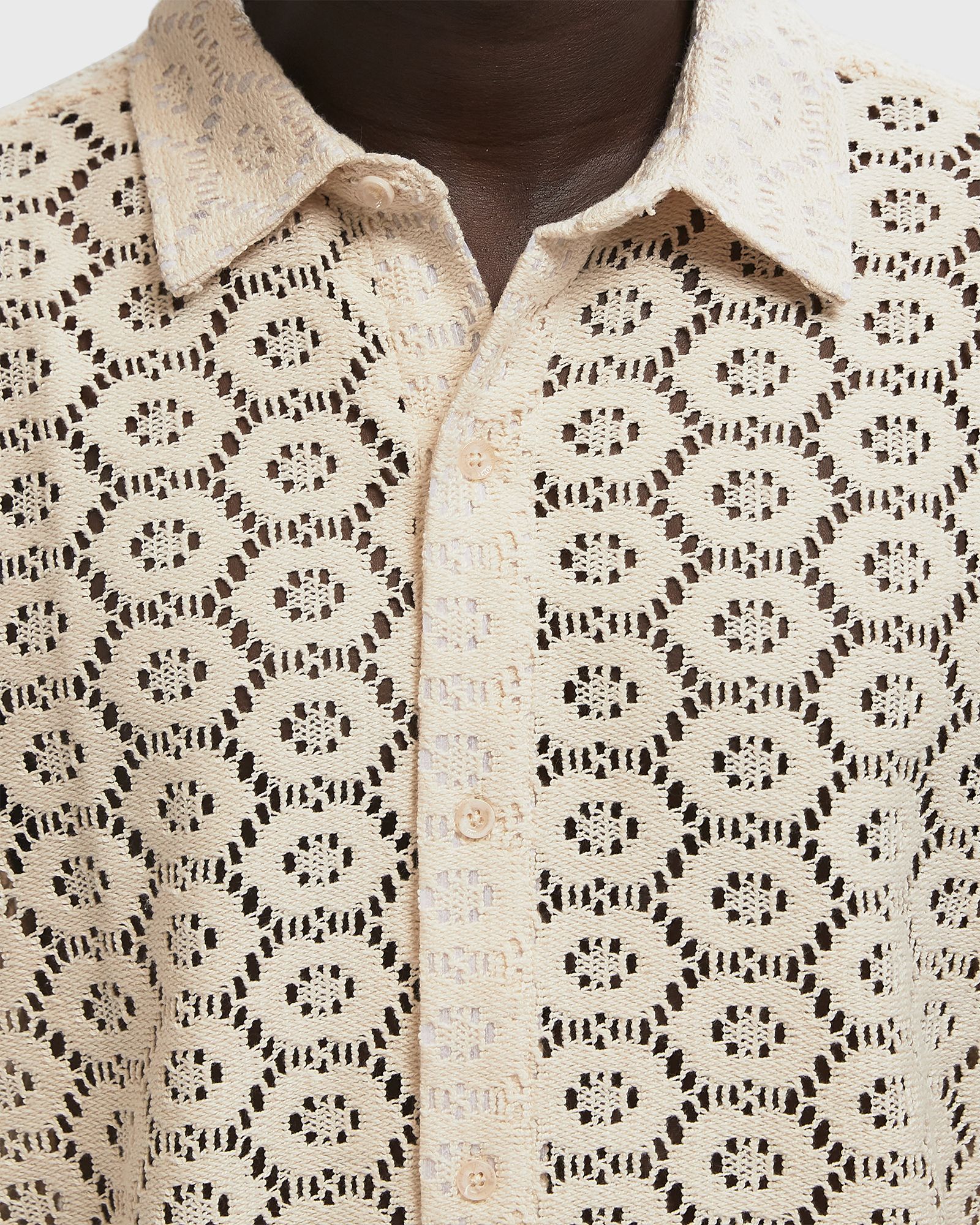 CROCHET BUTTON UP