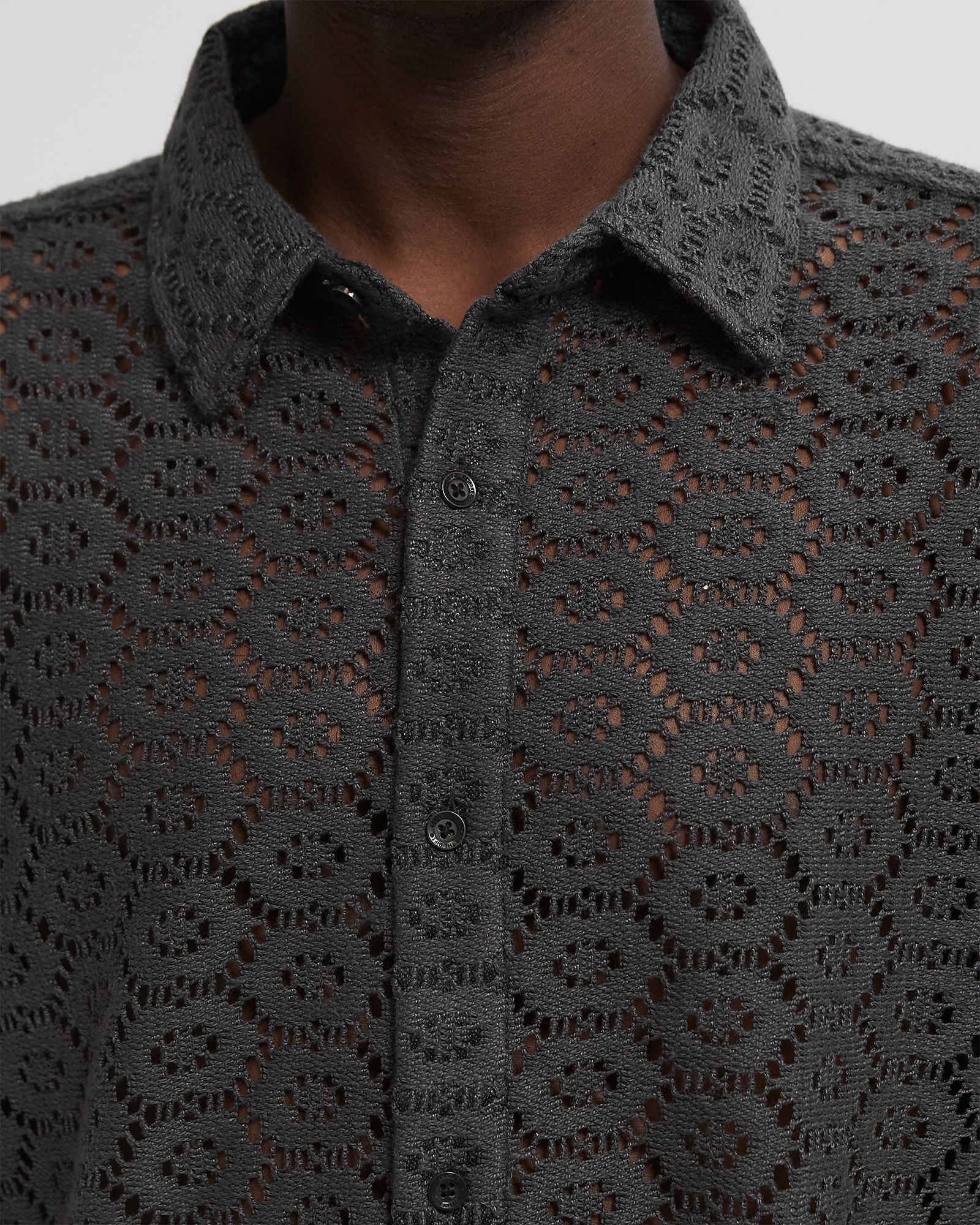 CROCHET BUTTON UP