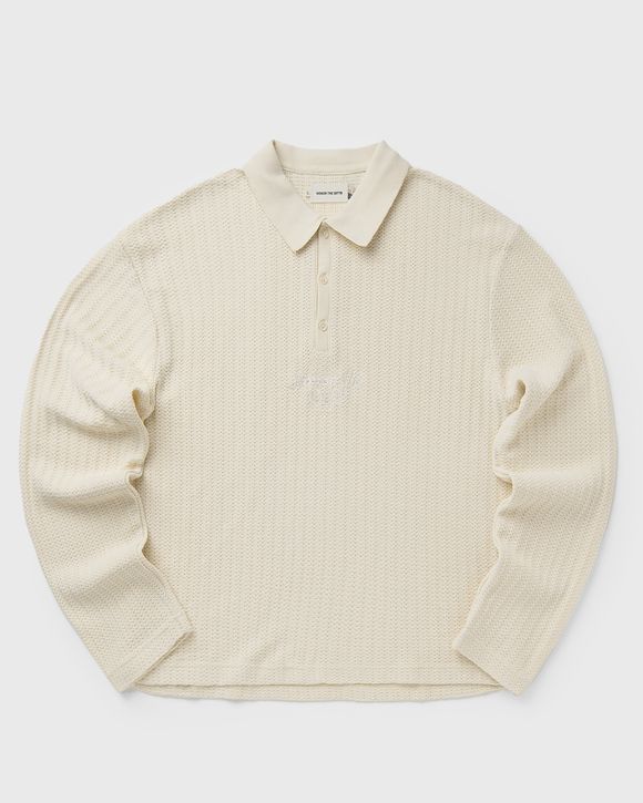 LONG SLEEVE KNIT POLO