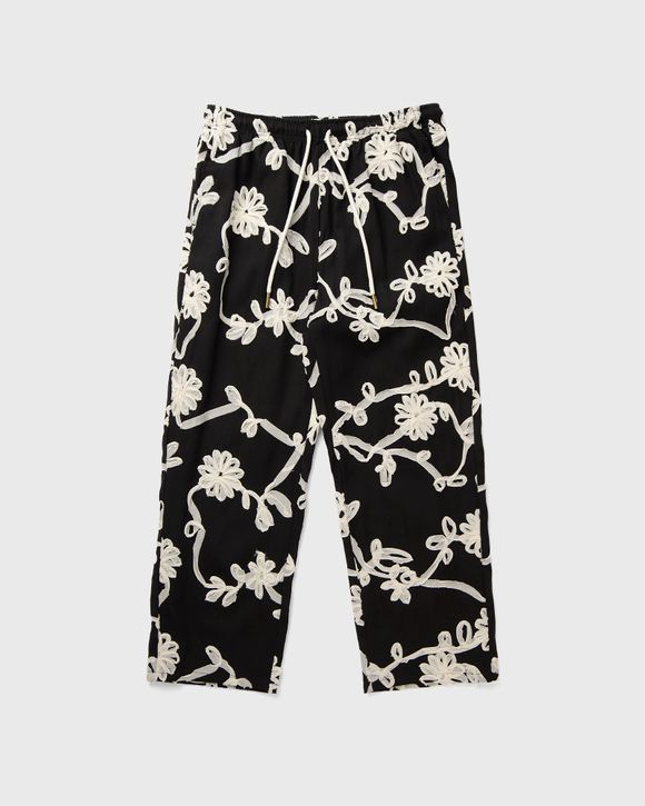 FLORAL RIBBON ANKLE PANT