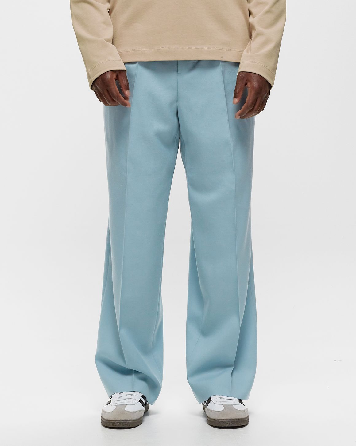 パンツ AMI PARIS Trousers pences White FTR508WV0026 アミパリス Ami Paris ami paris ワイドパンツ HTR508.WV0026