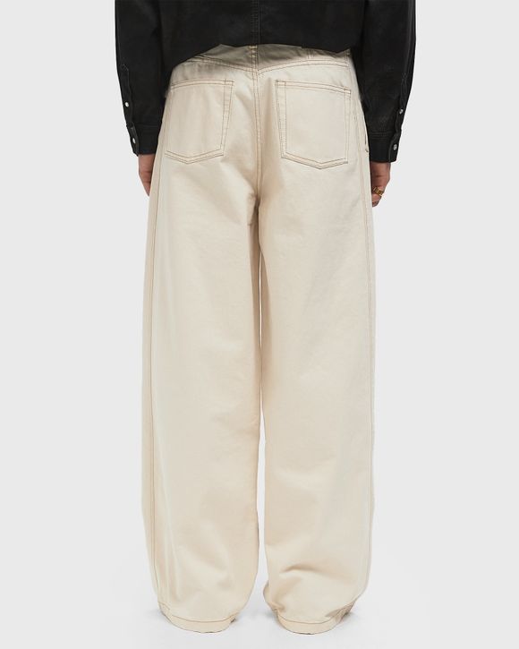 WIDE FIT JEANS WITH SIDE STRIPES