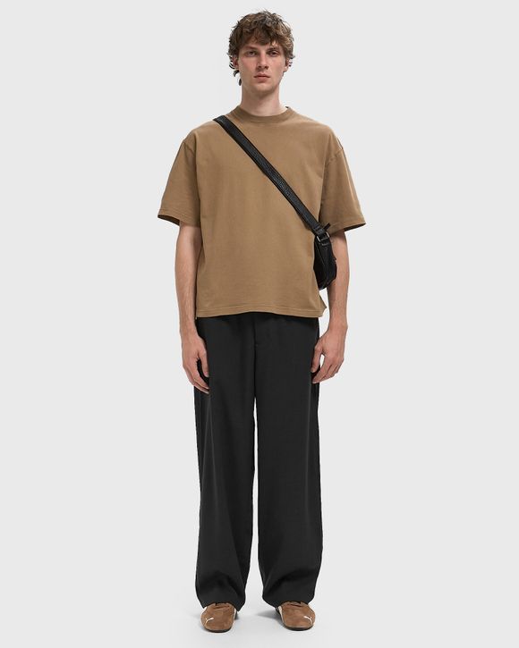AMI｜SLACKS Gray Large Trousers by AMI Paris on Sale
