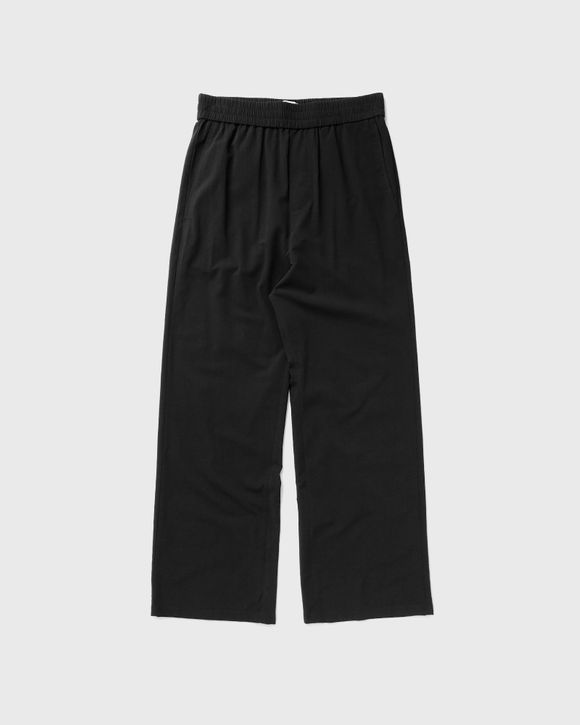 AMI Paris Black Elasticized Waistband Trousers AMI