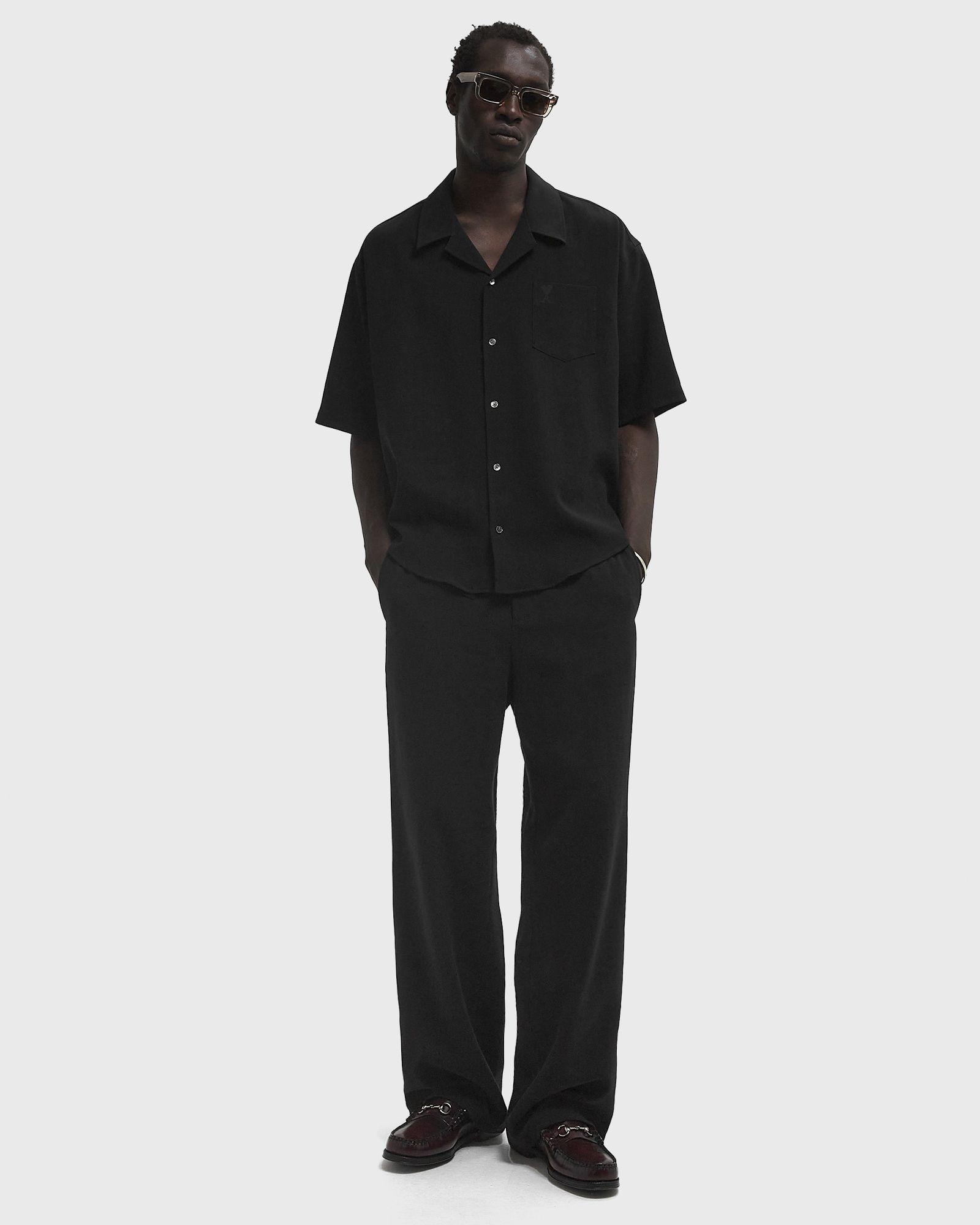 STRAIGHT ELASTICATED TROUSERS