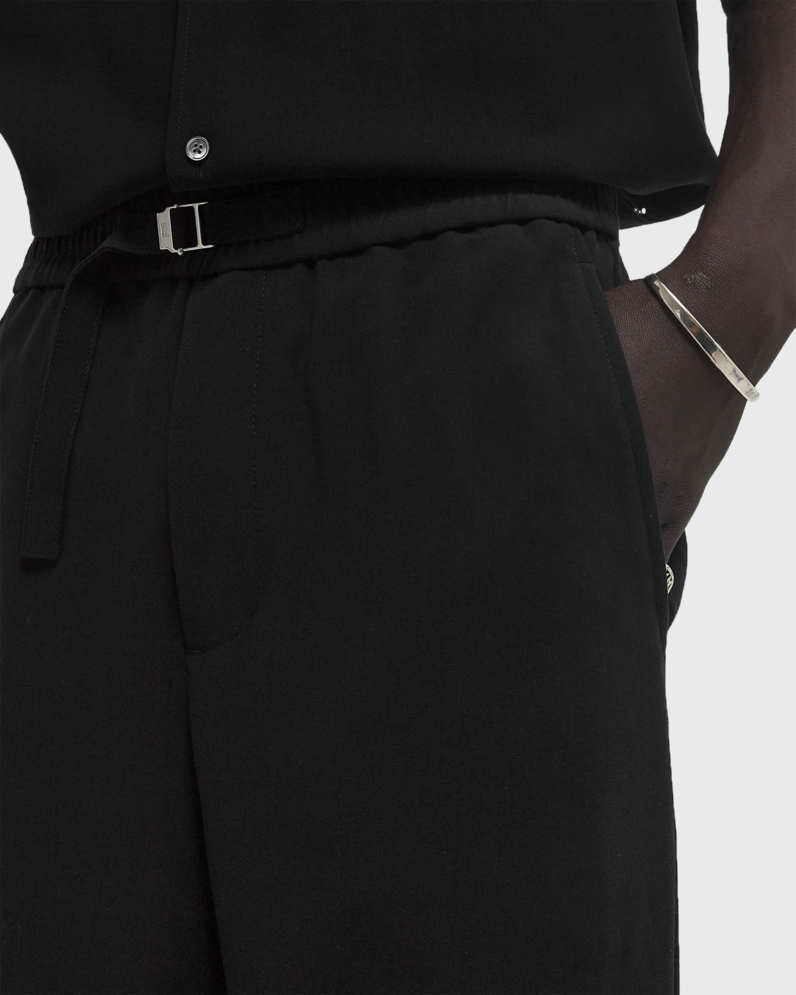 STRAIGHT ELASTICATED TROUSERS