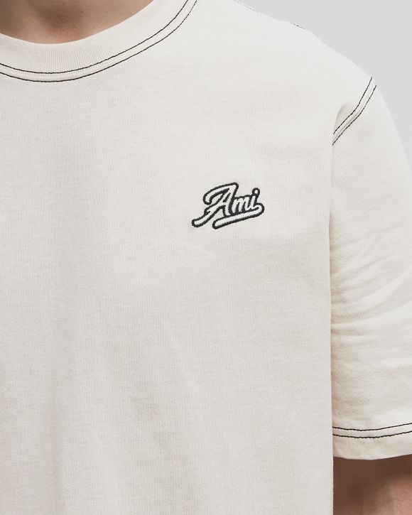 AMI Paris OVERSIZED SIGNATURE TEE White | BSTN Store