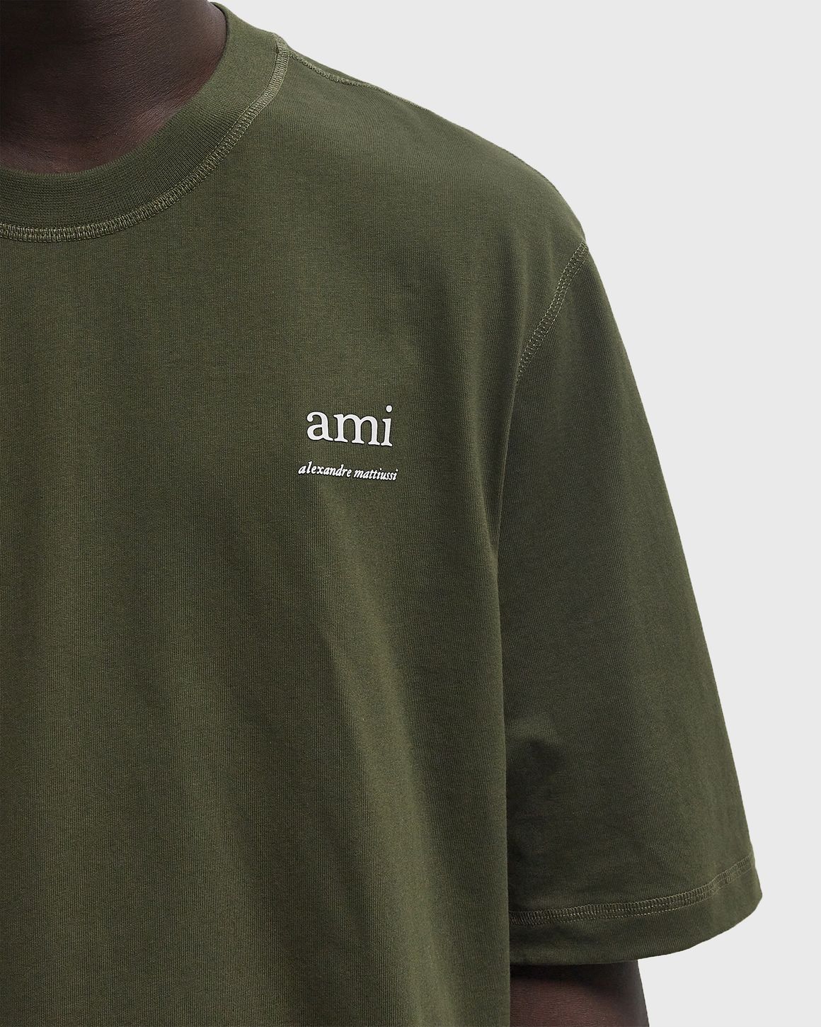 AMI Paris LOOSE ALEXANDRE MATTIUSSI TEE Green | BSTN Store