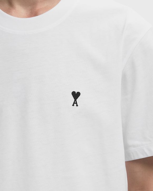 AMI Paris CONTRASTED AMI DE COEUR TEE White | BSTN Store