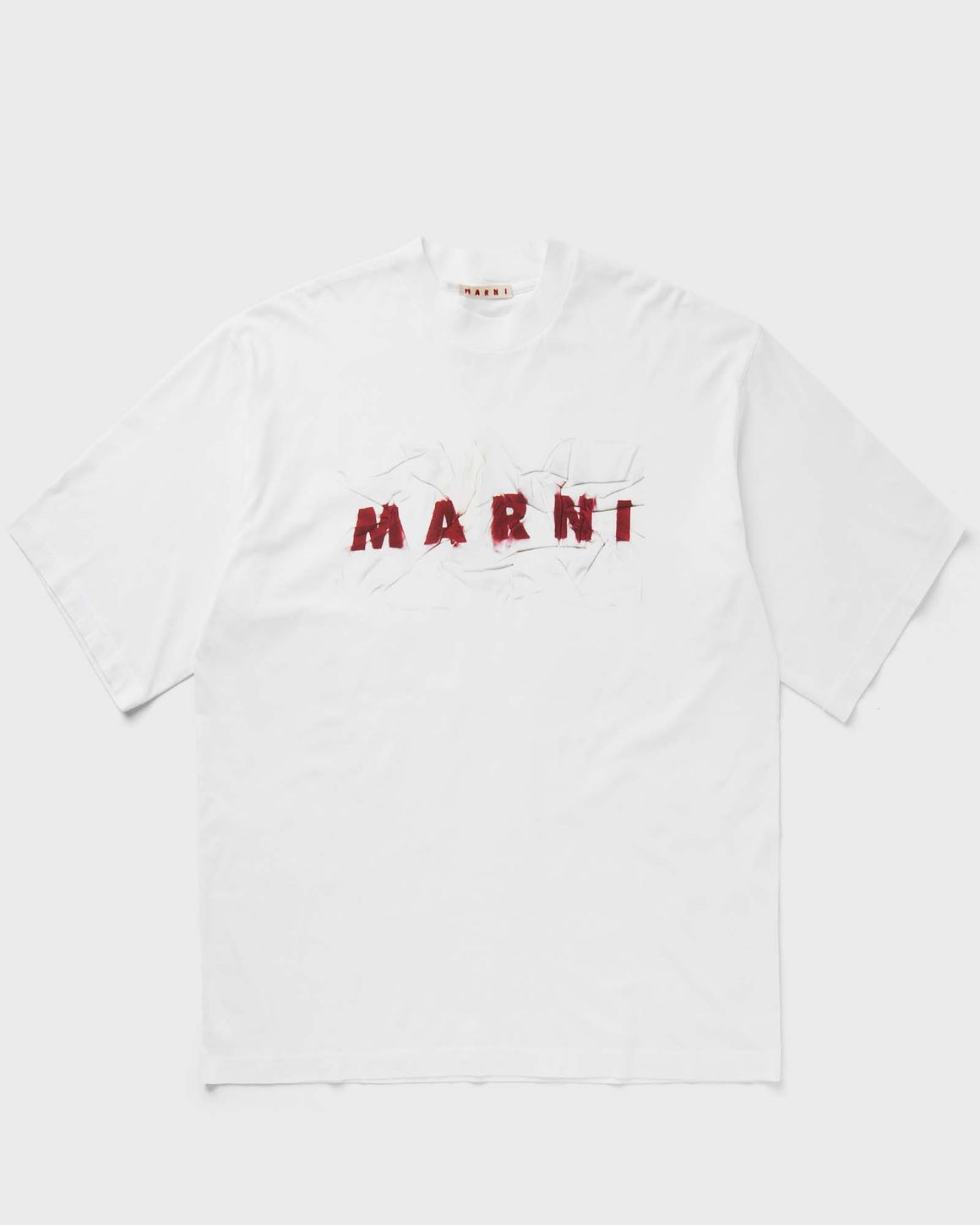 Tシャツ・カットソー MARNI Men T Shirts HUMU0198X0UTC44600W01 White White crew neck T-shirt | Marni
