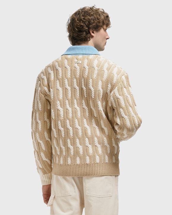 Le Cardigan Torsades Bicolore