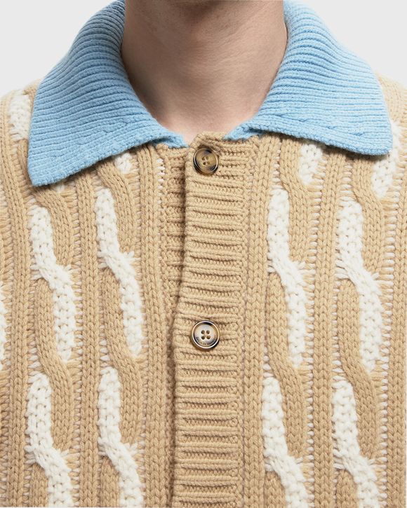 Le Cardigan Torsades Bicolore