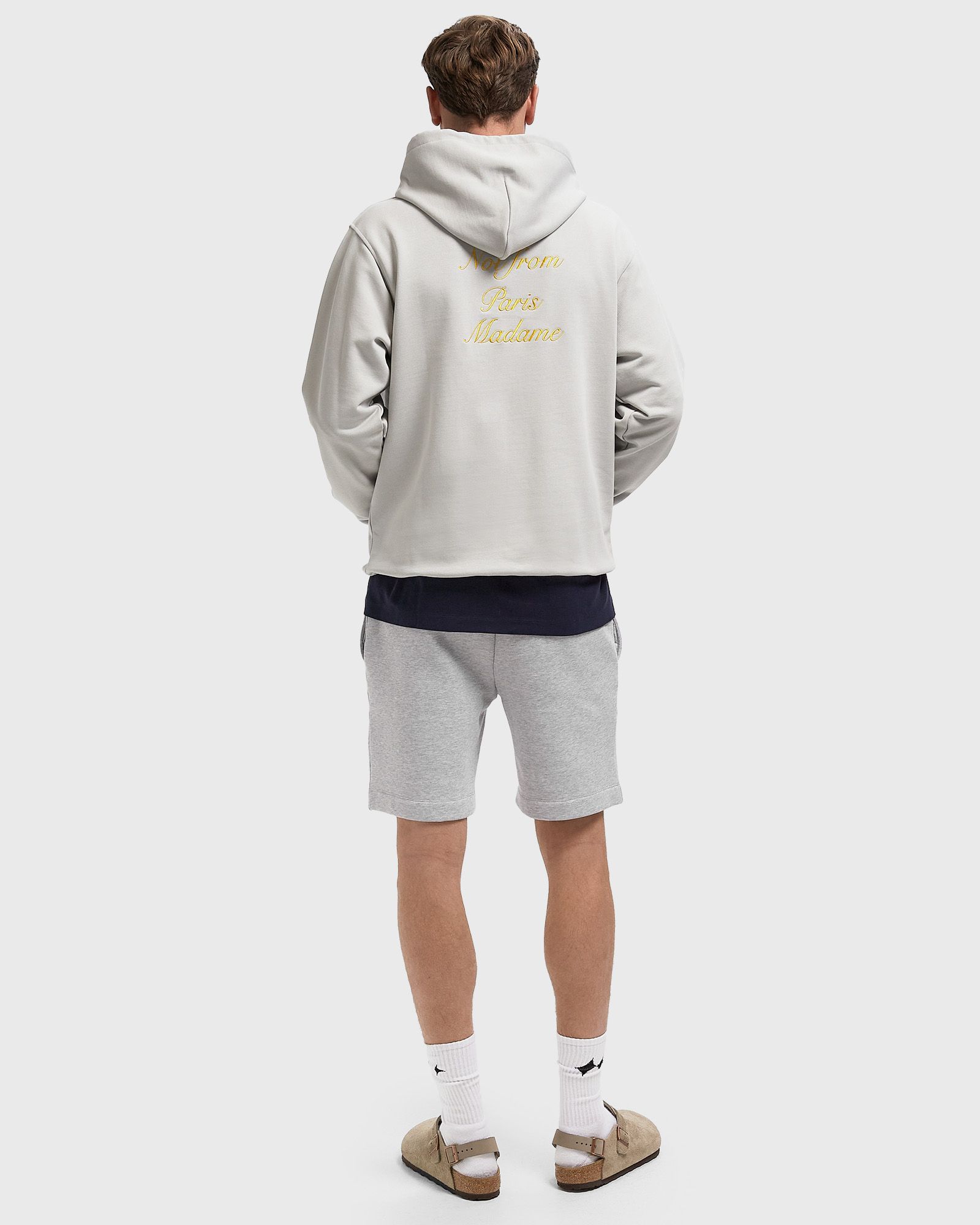 Le Hoodie Slogan Calligraphy