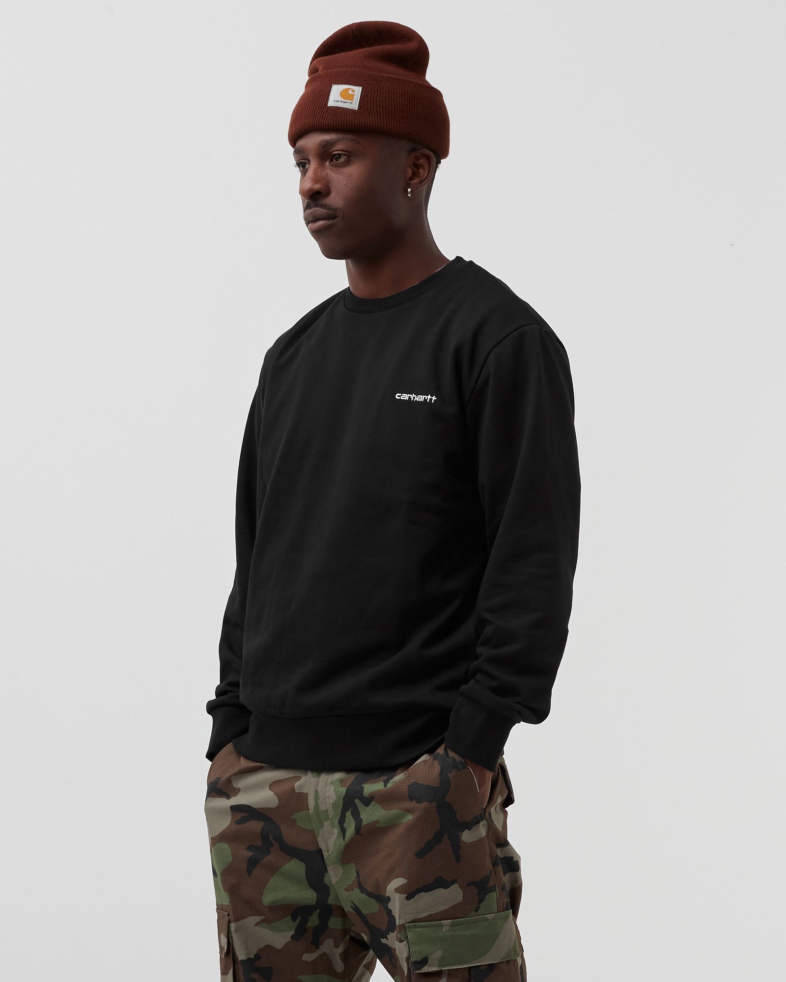 Script Embroidery Sweatshirt