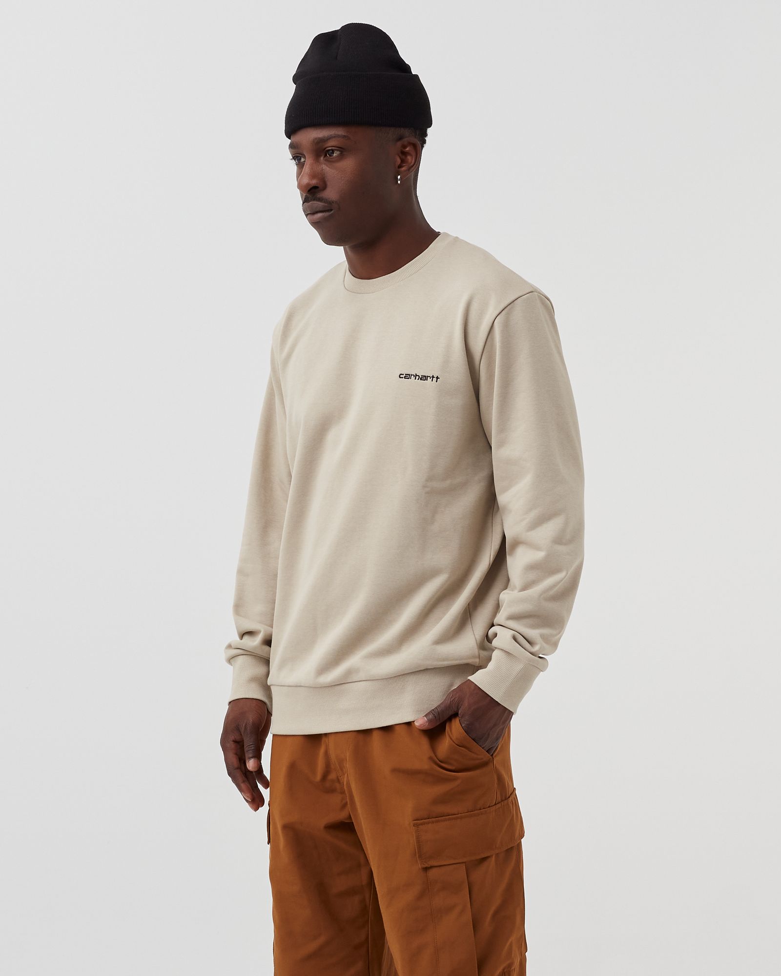 Script Embroidery Sweatshirt