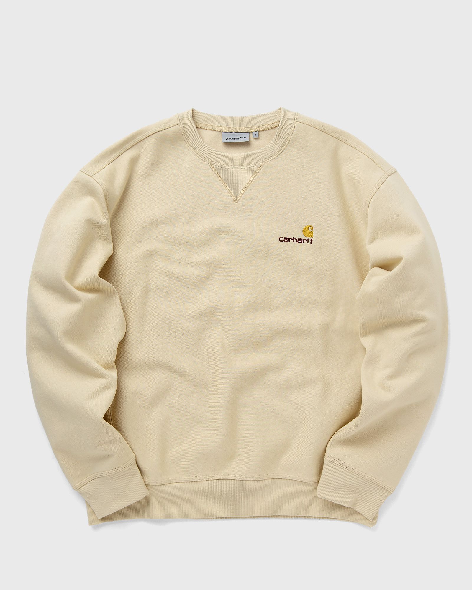 Carhartt WIP - american script sweat men sweatshirts beige in größe:xl