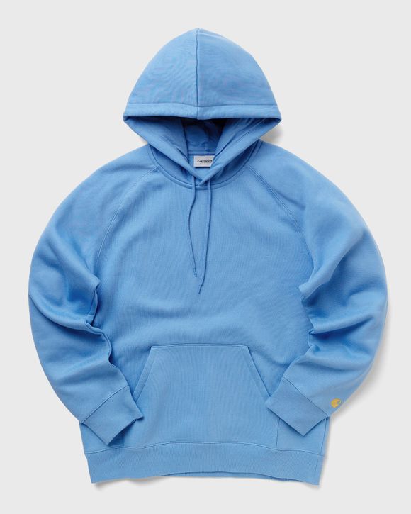 Carhartt WIP Hooded Chase Sweat Blue PISCINE GOLD