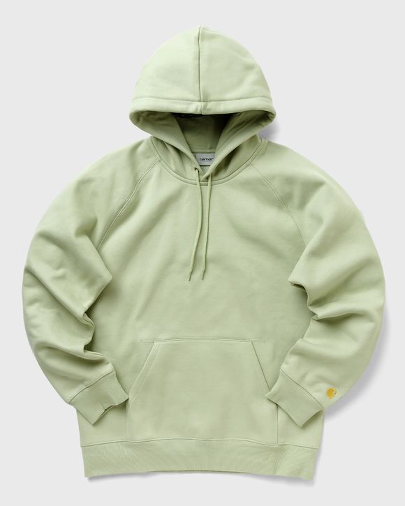 【送料&関税込】Carhartt Hooded Chase Sweat Sage Green Carhartt WIP Hooded Chase Sweatshirt, Frosted Green / Gold