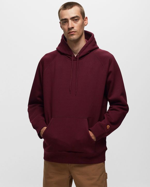 Carhartt WIP Hooded Chase Sweat Red | BSTN Store