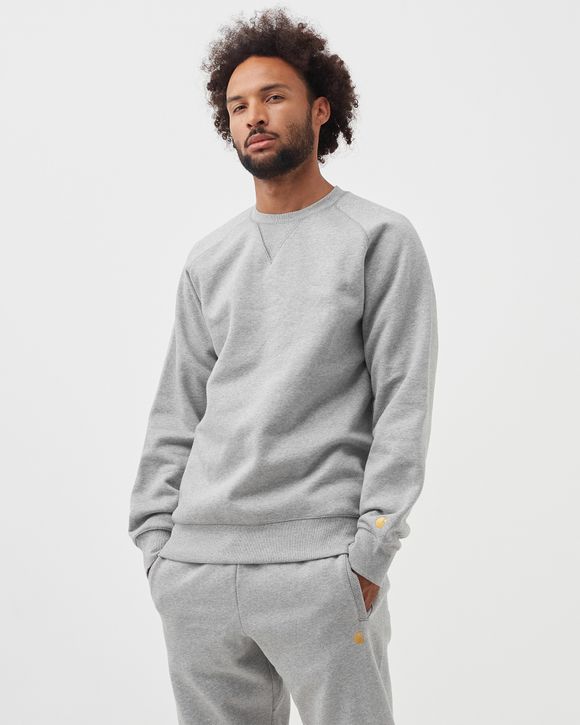 Carhartt WIP Chase Sweatshirt Grey Grey Heather Gold