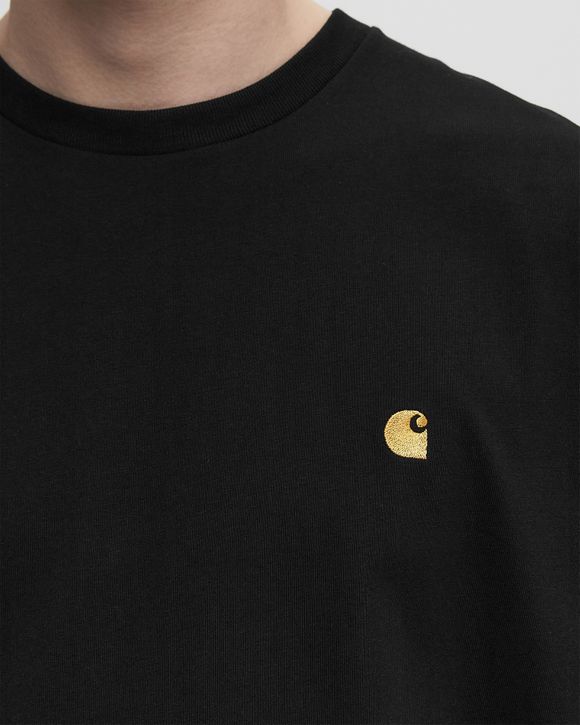 【関税&送料込】Carhartt Wip S S Chase Black Cotton T-Shirt Carhartt WIP Women's Chase T-Shirt | Black – Page Women's