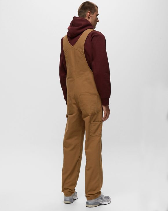 Carhartt WIP Bib Overall Brown - Hamilton Brown rinsed