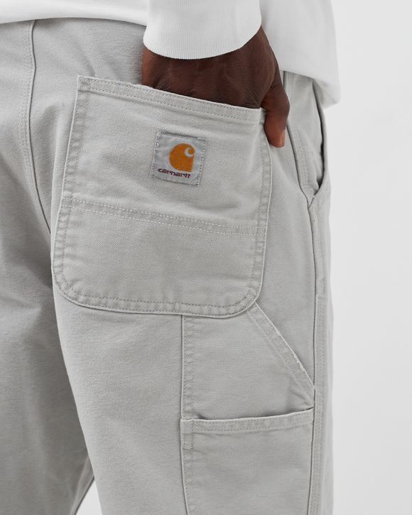 carhartt wip single knee grey pants