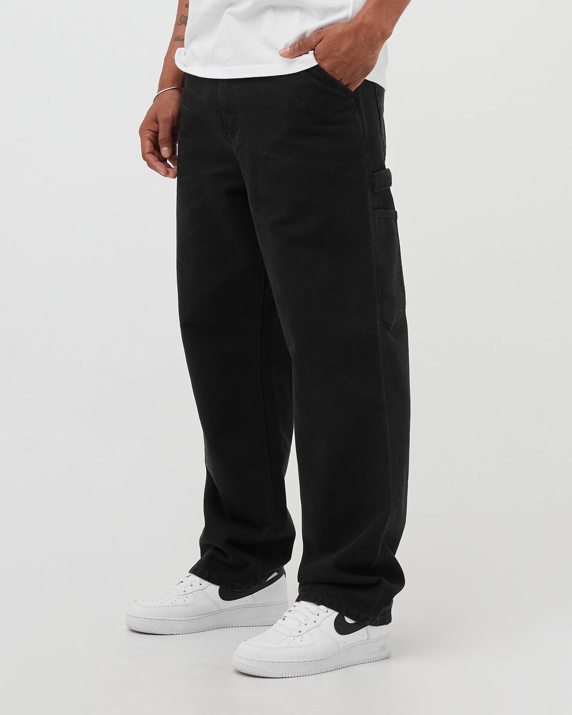 Carhartt WIP Single Knee Pant | Black (rinsed) – Page Single
