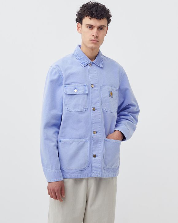 Carhartt WIP Michigan Coat Blue - ICY WATER / ICY WATER