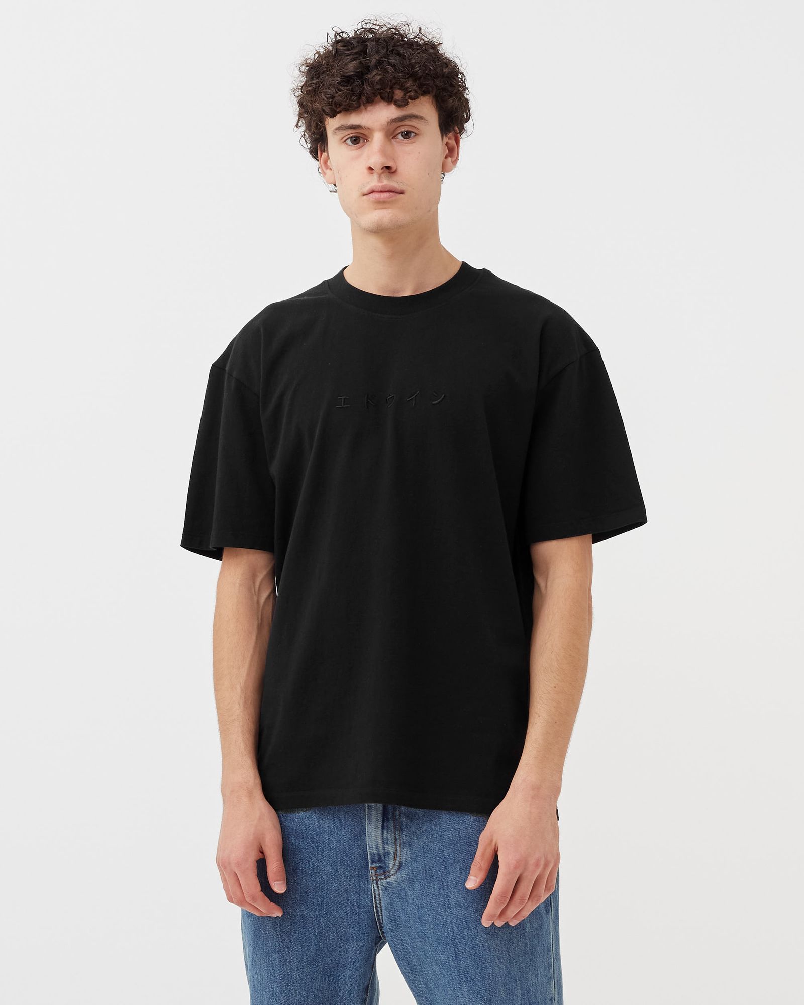 Katakana Embroidery Tee