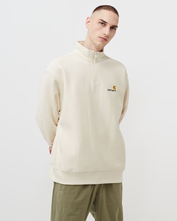 Sweat Carhartt American Script Beige Homme