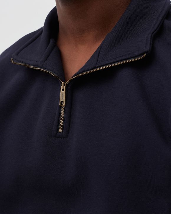 Carhartt WIP Chase Neck Zip SWEATSHIRT Blue - Dark Navy / Gold