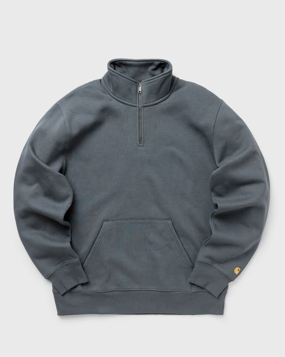 Carhartt WIP Chase Neck Zip Sweat Green - JURA / GOLD