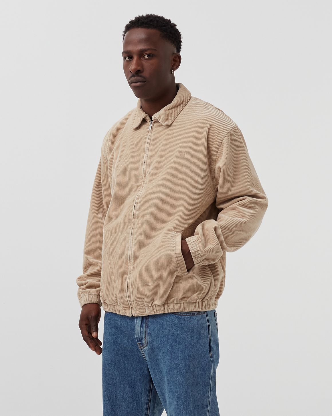 Carhartt WIP Madison Jacket Grey - Wall / Wall rinsed