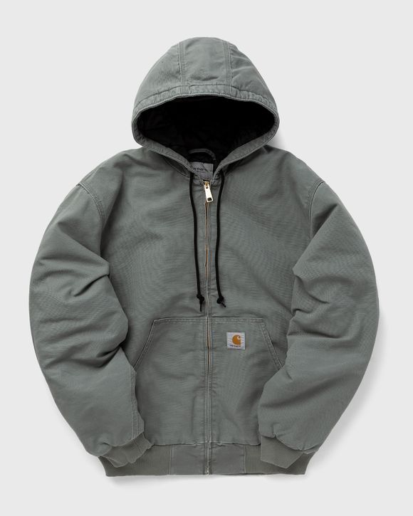 Carhartt WIP OG Active Jacket Green - SMOKE GREEN AGED CANVAS