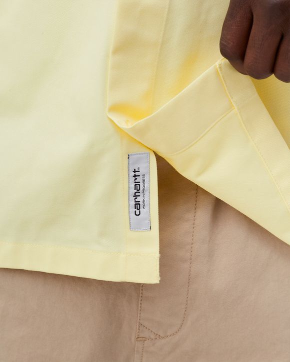 CARHARTT WIP S/S BAYLEY POLO YELLOW 新品 org.jpg