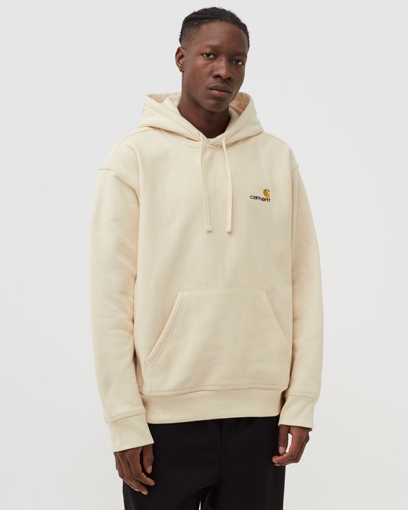 Carhartt WIP Hooded American Script Sweat Yellow | BSTN Store