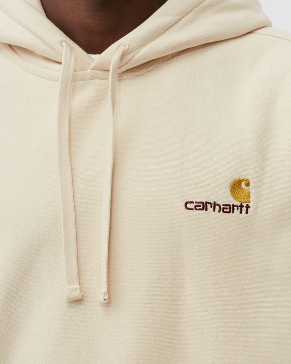 Carhartt WIP HOODED AMERICAN SCRIPT - Sweat à capuche - calico/beige 