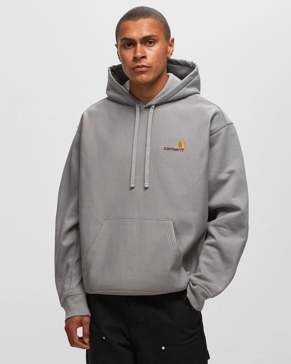 Carhartt WIP Hooded American Script Sweat Grey MARENGO