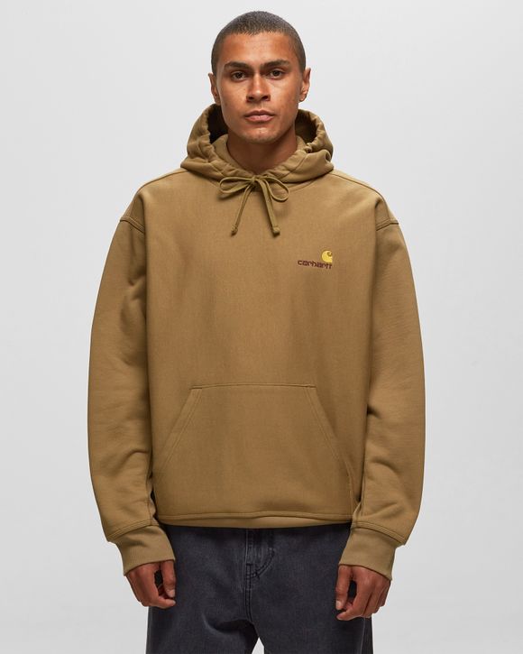 Carhartt WIP HOODED AMERICAN SCRIPT - Sweat à capuche - light brown/marron  clair 