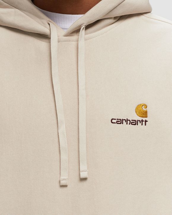 【Carhartt】'American Script' フーディ ベージュ Carhartt WIP Hooded American Script Sweat Beige | BSTN Store