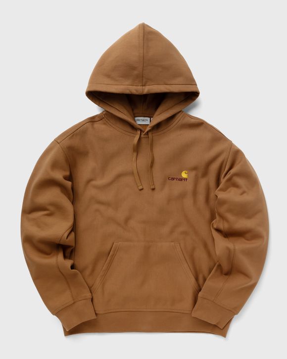 Sudadera Carhartt WIP capucha American Script Marrón