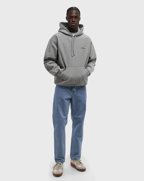 ★21-22新作★CARHARTT★HOODED AMERICAN SCRIPT SWEATSHIRT_3色 Carhartt WIP Hooded American Script Sweatshirt | Ash Heather
