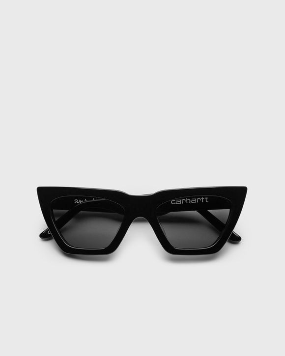 SUN BUDDIES Carharttwipキャットアイサングラス ブラック Carhartt WIP Carhartt x Sun Buddies Grace Sunglasses Black | BSTN
