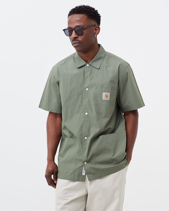 Carhartt WIP S/S Creek Shirt Green | BSTN Store