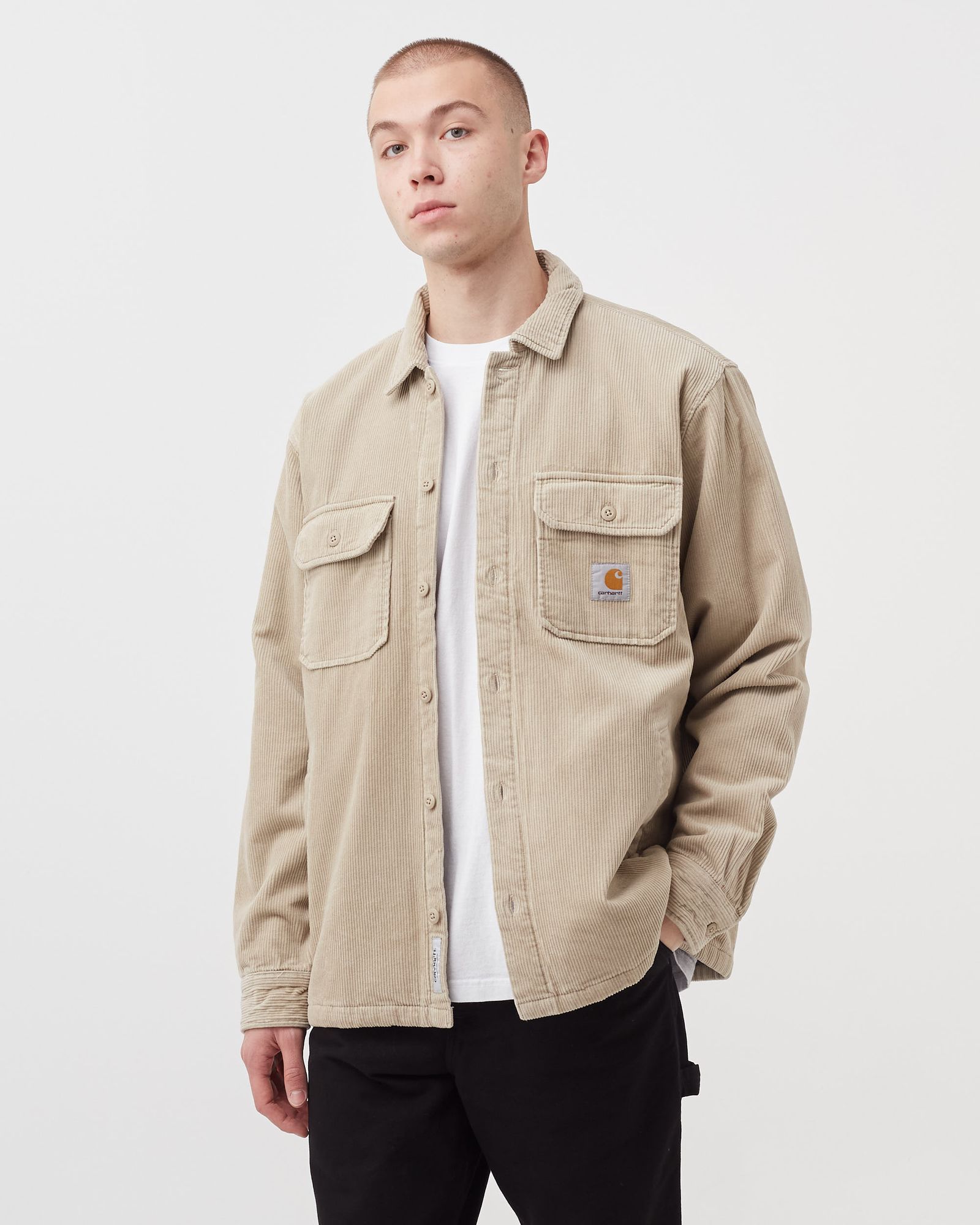 極美品 carhartt wip whitsome shirt jacket Carhartt WIP Whitsome Shirt Jacket White | BSTN Store
